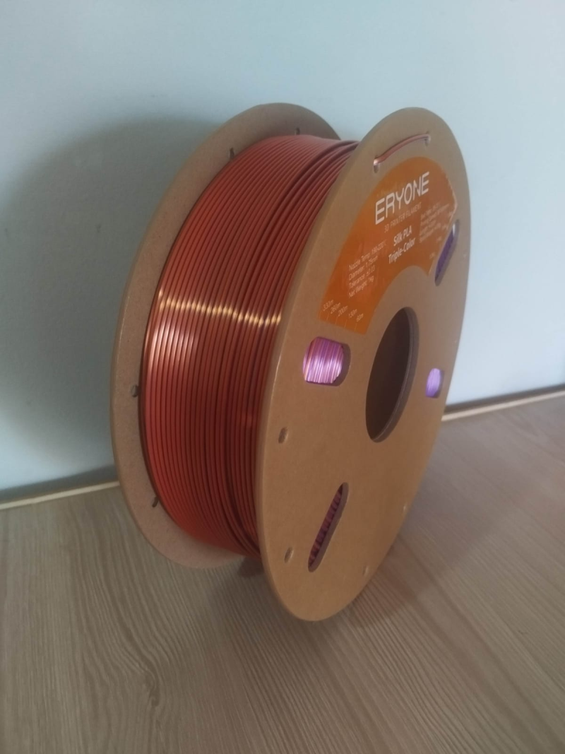 Філамент ERYONE Silk PLA Purple & Blue Green & Burnt Orange 1.75 мм (±0.03 мм), 1 кг | Для FDM/FFF 3D-друку 2