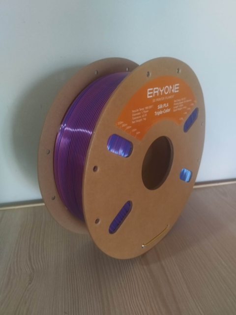 Філамент ERYONE Silk PLA червоний, жовтий, синій 1.75 мм (±0.03 мм), 1 кг | Для FDM/FFF 3D-друку