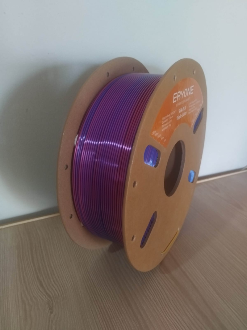 Філамент ERYONE Silk PLA червоний, жовтий, синій 1.75 мм (±0.03 мм), 1 кг | Для FDM/FFF 3D-друку 2