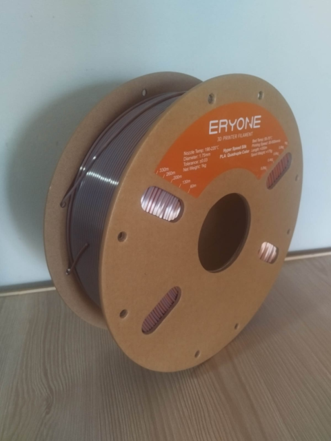 Філамент ERYONE Silk PLA Emerald Athene 1.75 мм (±0.03 мм), 1 кг | Для FDM/FFF 3D-друку